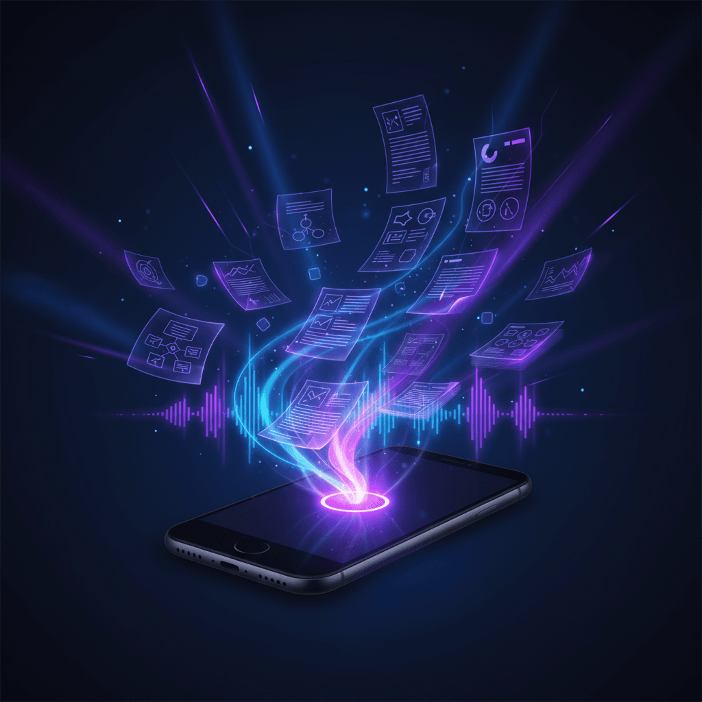 Aplicación de notas de voz inteligente en Android — más allá de la simple grabación