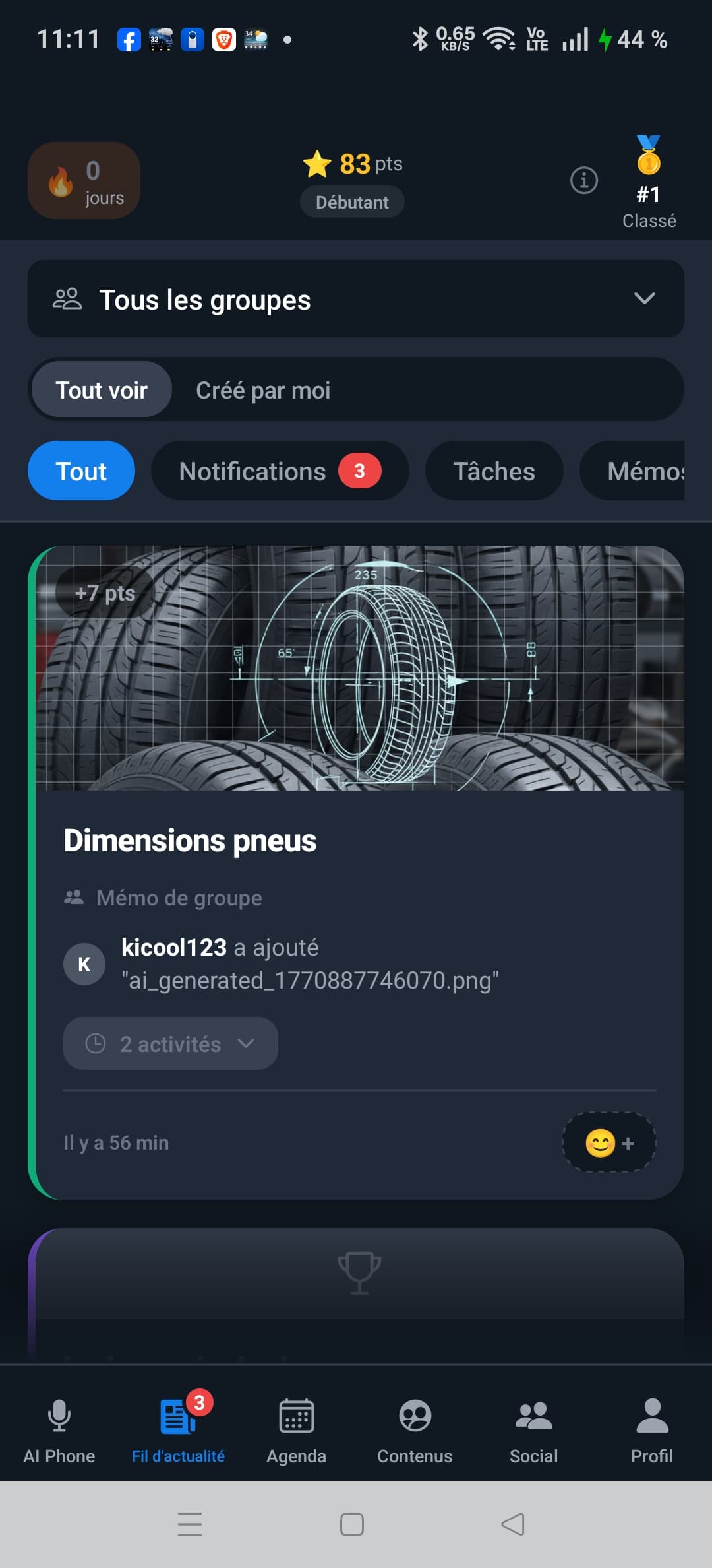 Synchronisation instantanée